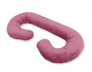 Maternity Support Pillow C minky - pastel pink